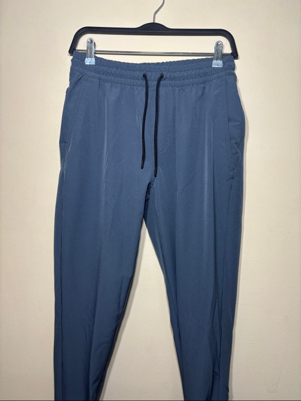 Men's Casual Drawstring Joggers in Slate Blue